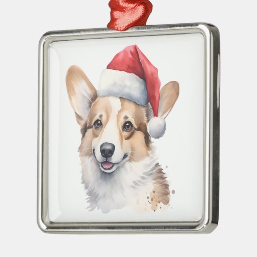 Weihnachtsbaum Corgi Ornament (Links)