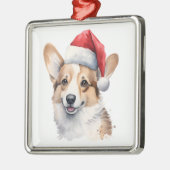 Weihnachtsbaum Corgi Ornament Aus Metall (Links)