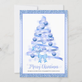 Weihnachtsbaum Corporate Logo Weihnachtskarte Feiertagskarte