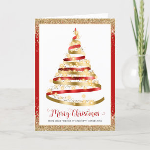 Weihnachtsbaum Corporate Logo Weihnachtskarte Feiertagskarte