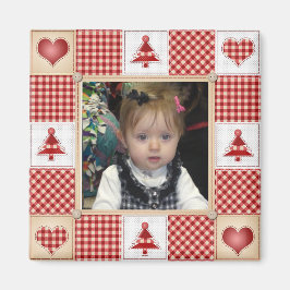 Weihnachtsbaum Country Border Weihnachtsmagnet Magnet