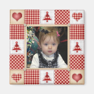 Weihnachtsbaum Country Border Weihnachtsmagnet Magnet