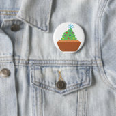 Weihnachtsbaum Cupcake Button (Beispiel)