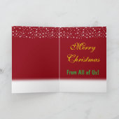 Weihnachtsbaum Custom Foto Grußkarte Feiertagskarte (Innenseite)