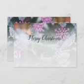 Weihnachtsbaum Custom Foto Saisongrüße Mitteilungskarte (Vorne/Hinten)