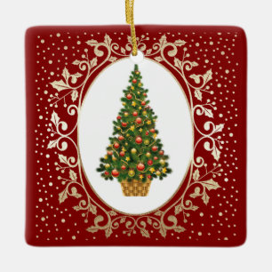 Weihnachtsbaum Custom Holiday Keramikornament