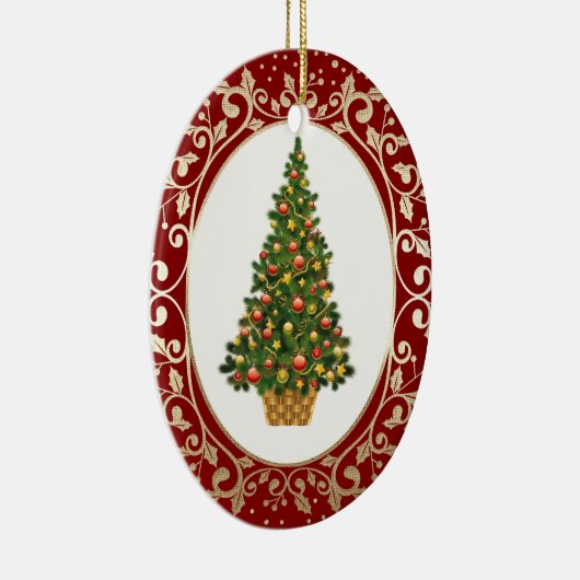 Weihnachtsbaum Custom Keramikornament (Rechts)