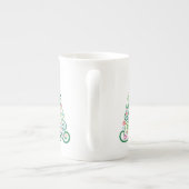 Weihnachtsbaum Custom Knochen China Tasse Cup (Rückseite)