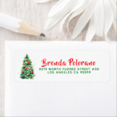 Weihnachtsbaum Custom Moderne Typografie (Insitu)