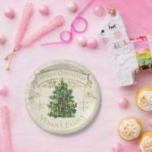 Weihnachtsbaum Custom Pappteller (Party)