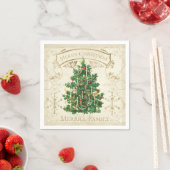Weihnachtsbaum Custom Serviette (Beispiel)