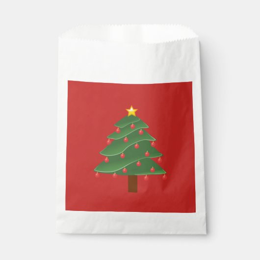 Weihnachtsbaum Custom White Fevor Bag Geschenktütchen (Vorderseite)