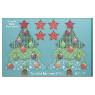 Weihnachtsbaum Cut-and-Sew Fett Quarter Kit Stoff