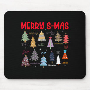 Weihnachtsbaum Cute Merry Weihnachten passende Fam Mousepad
