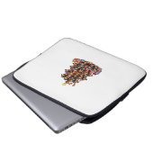 Weihnachtsbaum Dackel Wurst Hund Dackeln Laptopschutzhülle (Vorne Knopf)