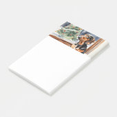 Weihnachtsbaum Dackel Wurst Hund Wasserfarbe Post-it Klebezettel (angewinkelt)