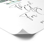 Weihnachtsbaum - Danke, dass du gekommen bist Poster (Ecke)