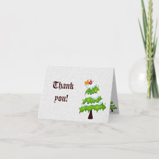Weihnachtsbaum danken Ihnen Karten