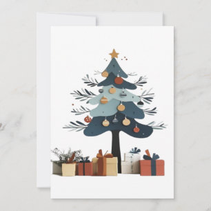 Weihnachtsbaum Dankeskarte