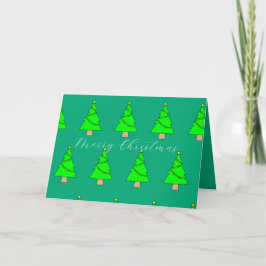 Weihnachtsbaum  dankeskarte