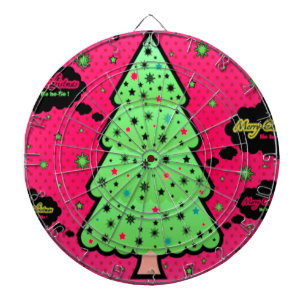 Weihnachtsbaum Dartscheibe