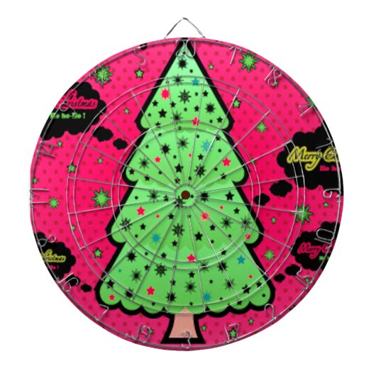 Weihnachtsbaum Dartscheibe (vorne)