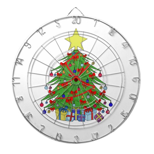 Weihnachtsbaum Dartscheibe (vorne)