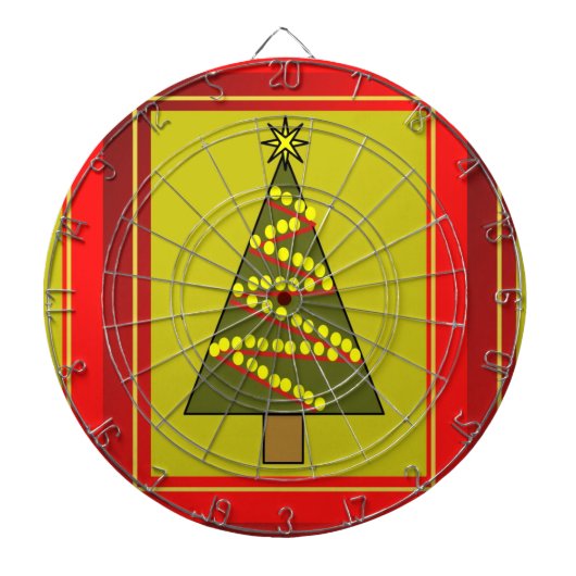 Weihnachtsbaum Dartscheibe (vorne)