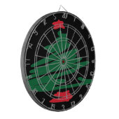 Weihnachtsbaum Dartscheibe (Vorderseite Links)
