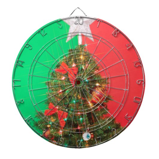 Weihnachtsbaum Dartscheibe (vorne)