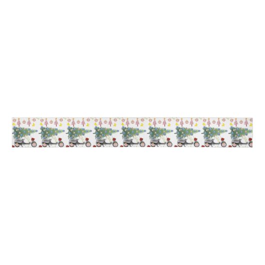 Weihnachtsbaum Decorative Ribbon Ripsband (Vorderseite)