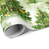 Weihnachtsbaum Dekoration Muster Geschenk Geschenkpapier (Rolleneckpunkt)