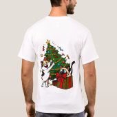 Weihnachtsbaum-Dekoration T-Shirt (Rückseite)