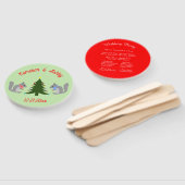 Weihnachtsbaum-Dekorationseiche Hochzeit Fächer (Non-assembled)