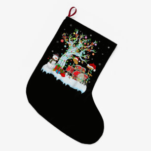 Weihnachtsbaum Dekorationslichter Musikalische Tro Großer Weihnachtsstrumpf