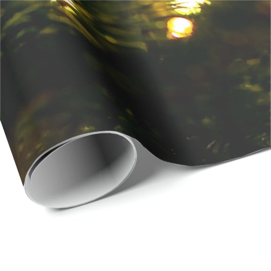 Weihnachtsbaum, dekorative Lichter Geschenkpapier (Rolleneckpunkt)