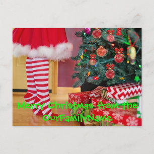 Weihnachtsbaum Dekorieren Benutzerdefinierte Postk Postkarte