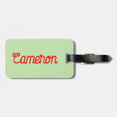 Weihnachtsbaum Dekorieren Eichhörnchen Individuell Gepäckanhänger (Rückseite horizontal)