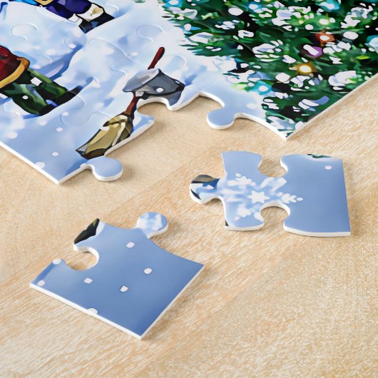 Weihnachtsbaum dekorieren puzzle (Seite)