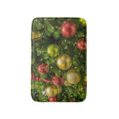 Weihnachtsbaum dekoriert badematte (Vorderseite Vertikal)