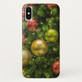 Weihnachtsbaum dekoriert Case-Mate iPhone hülle (Rückseite)