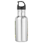 Weihnachtsbaum dekoriert edelstahlflasche (Rückseite)