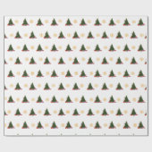 Weihnachtsbaum dekoriert geschenkpapier (Flach)