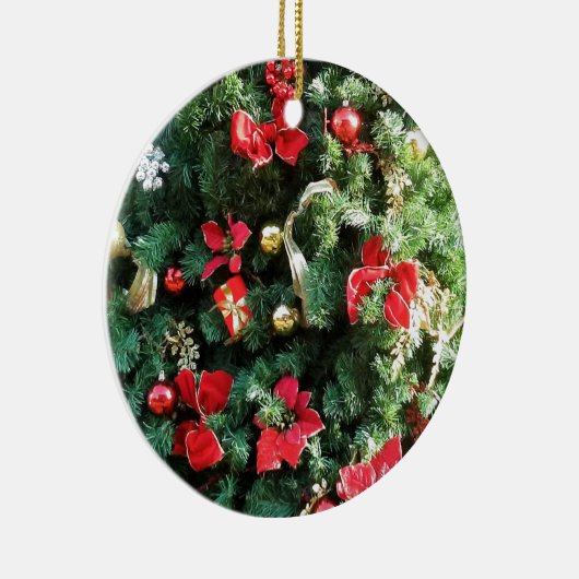 Weihnachtsbaum dekoriert keramikornament (Rechts)