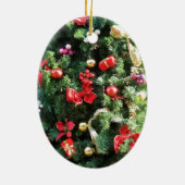 Weihnachtsbaum dekoriert keramikornament (Hinten)