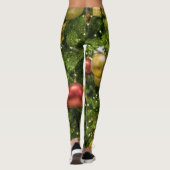 Weihnachtsbaum dekoriert leggings (Rückseite)