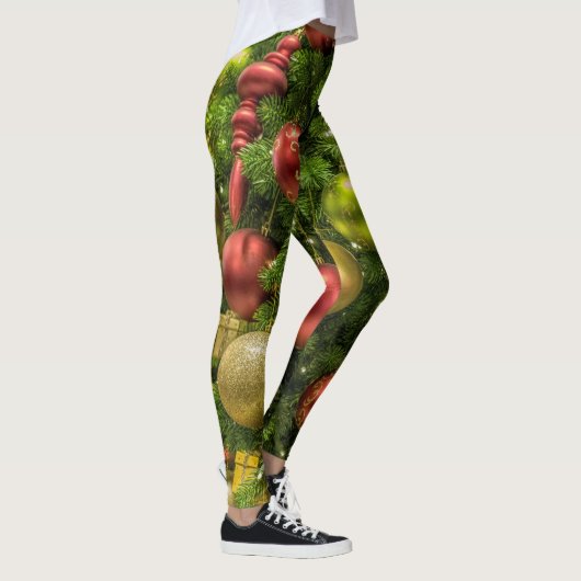 Weihnachtsbaum dekoriert leggings (Rechts)