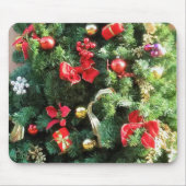 Weihnachtsbaum dekoriert mousepad (Vorne)
