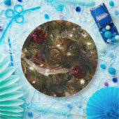 Weihnachtsbaum dekoriert pappteller (Party)