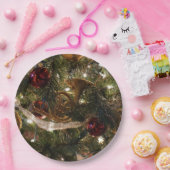 Weihnachtsbaum dekoriert pappteller (Party)